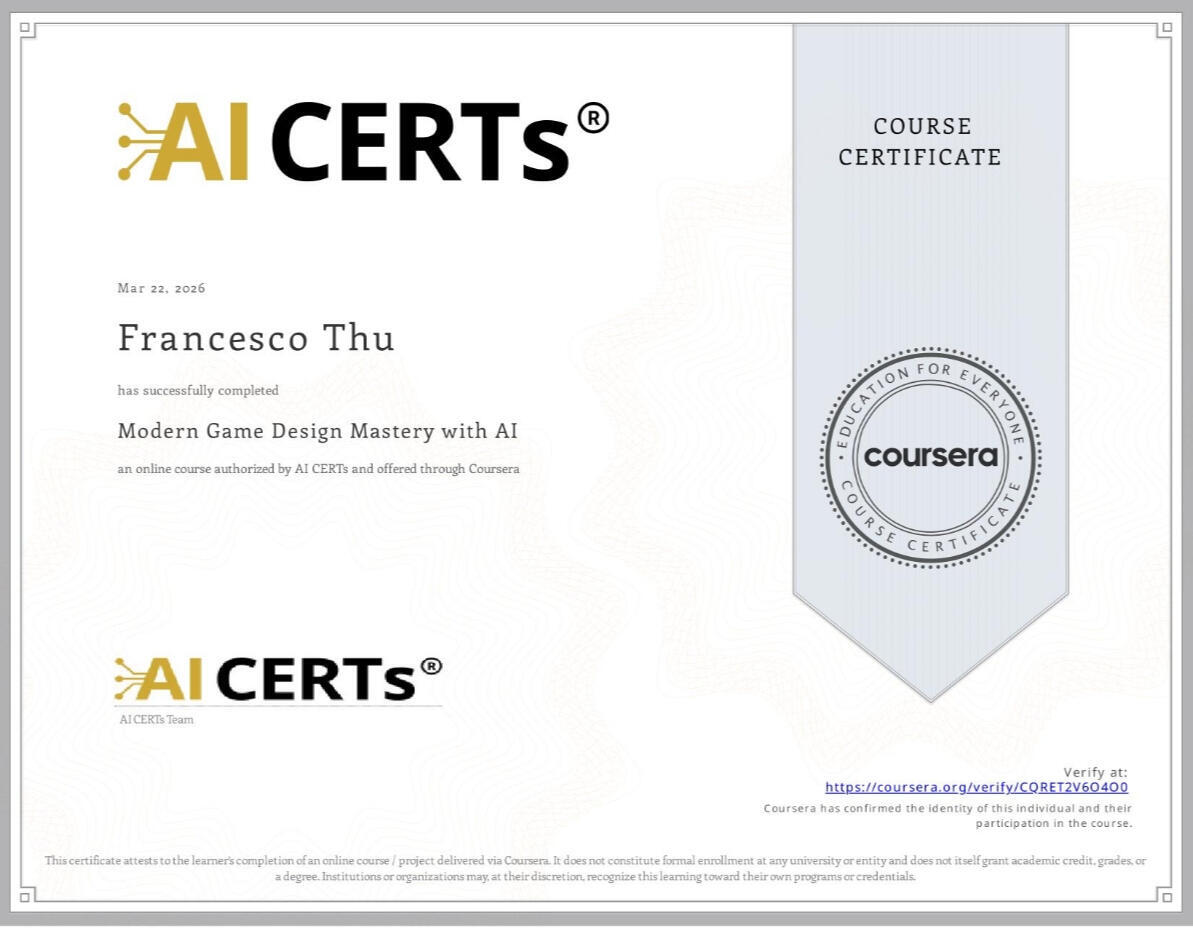AI CERTS Modern Game Design with AI